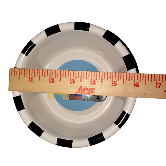 2008 Room Creative Whiskers Cat Bowl Used Stoneware - Picture 9 of 9